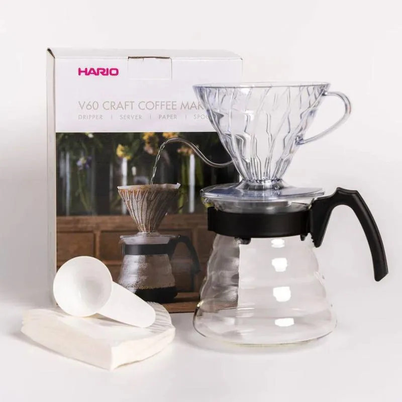 Набор для фильтр-кофе HARIO V60 с чайником и воронкой 1