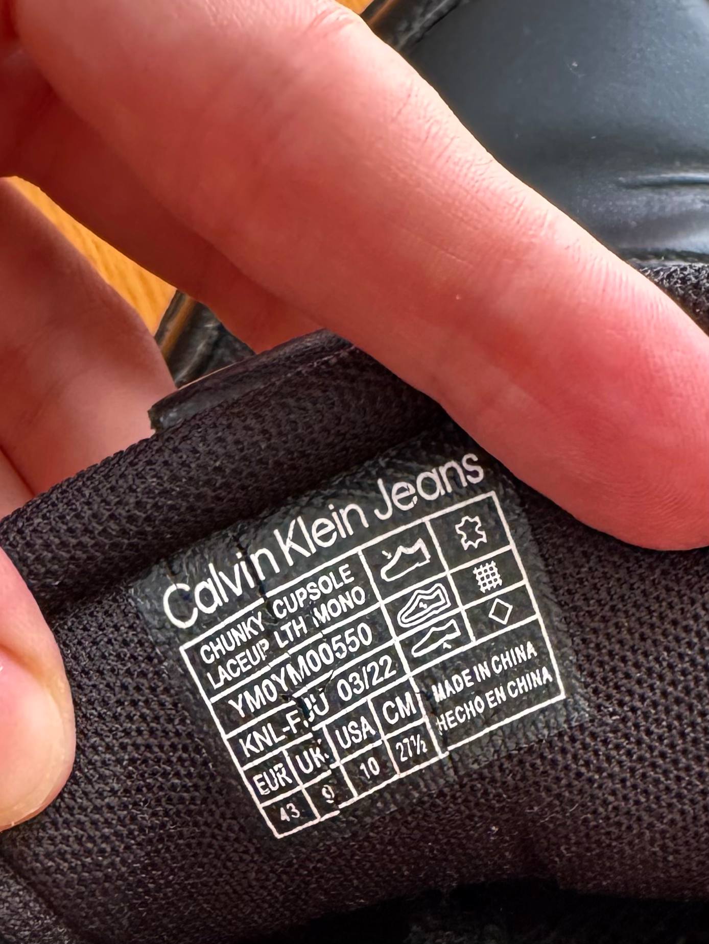 Кеды Calvin Klein кожа 43 3