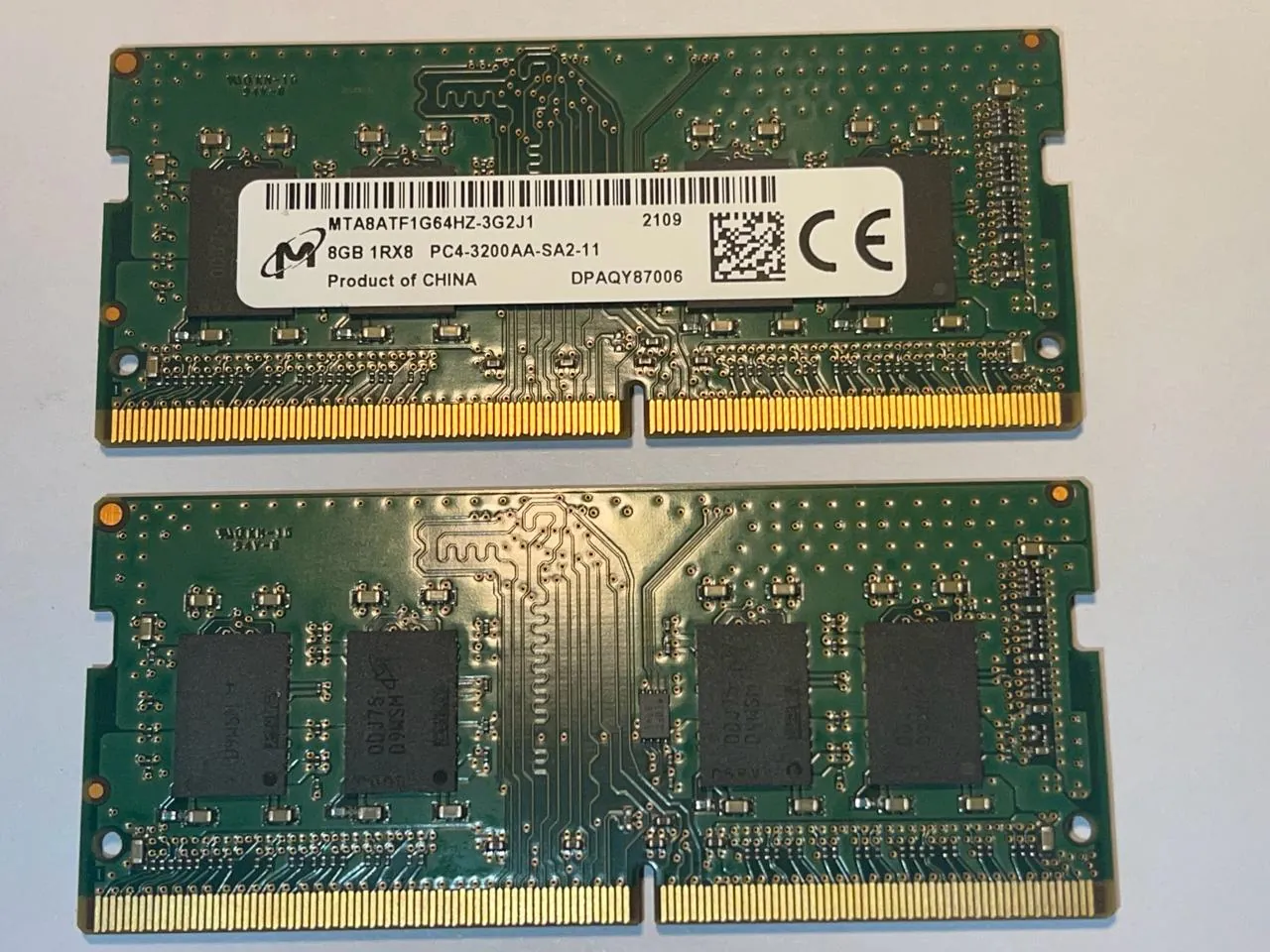 Планки памяти DDR4 SODIMM 8 ГБ для ноутбука 1