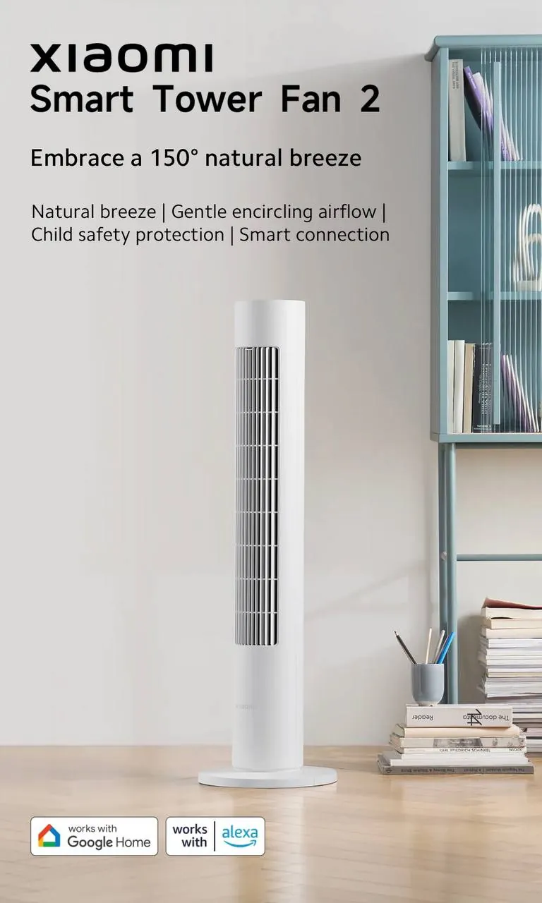 Безлопастной вентилятор Xiaomi Smart Tower Fan 2 1