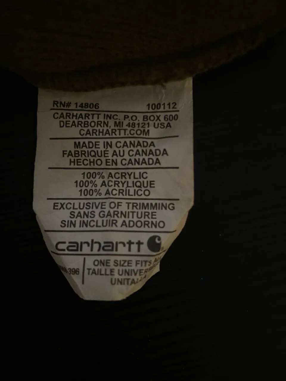 Шапка Carhartt с утеплителем Thinsulate оригинал Белград 4