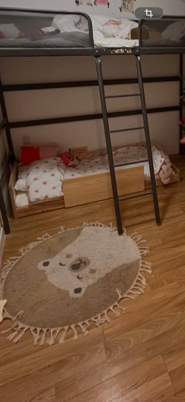 Детская кроватка IKEA Монтессори без ножек 1