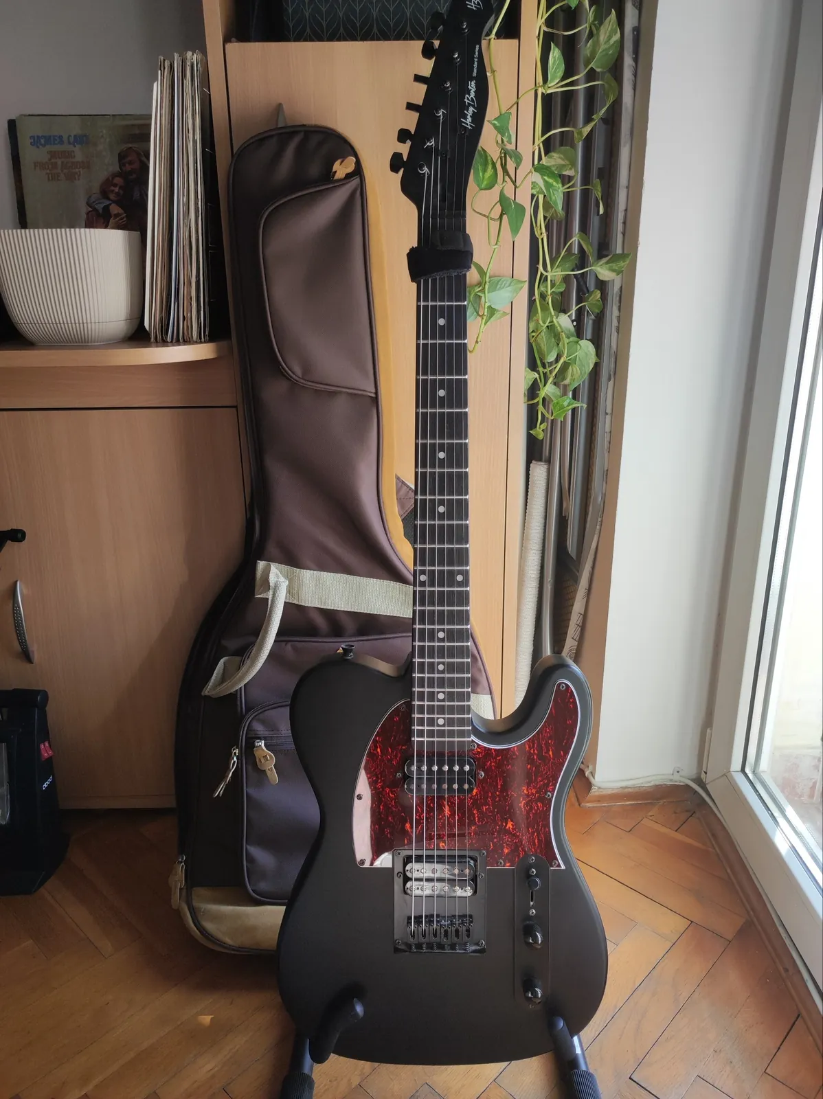 Электрогитара Harley Benton TE-20HH с чехлом и стойкой 1