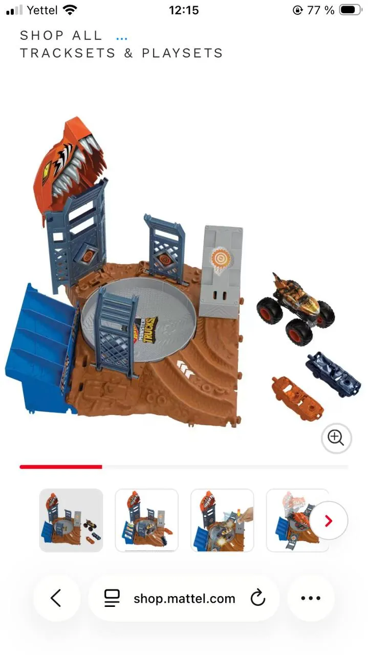 Трасса для монстр-трака Hot Wheels 3