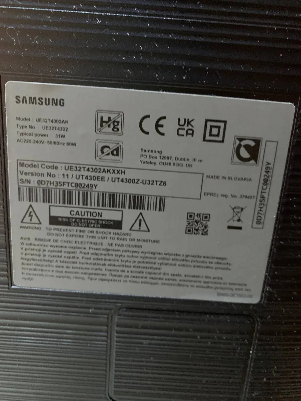 Телевизор Samsung 32 дюйма Smart Android 3