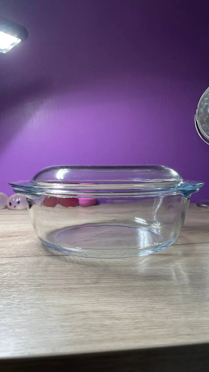 Жаропрочная форма Pyrex с родной крышкой 2