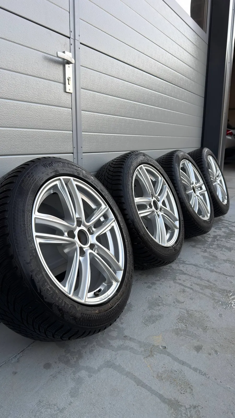 Зимний комплект Brock R17 шины Continental 1