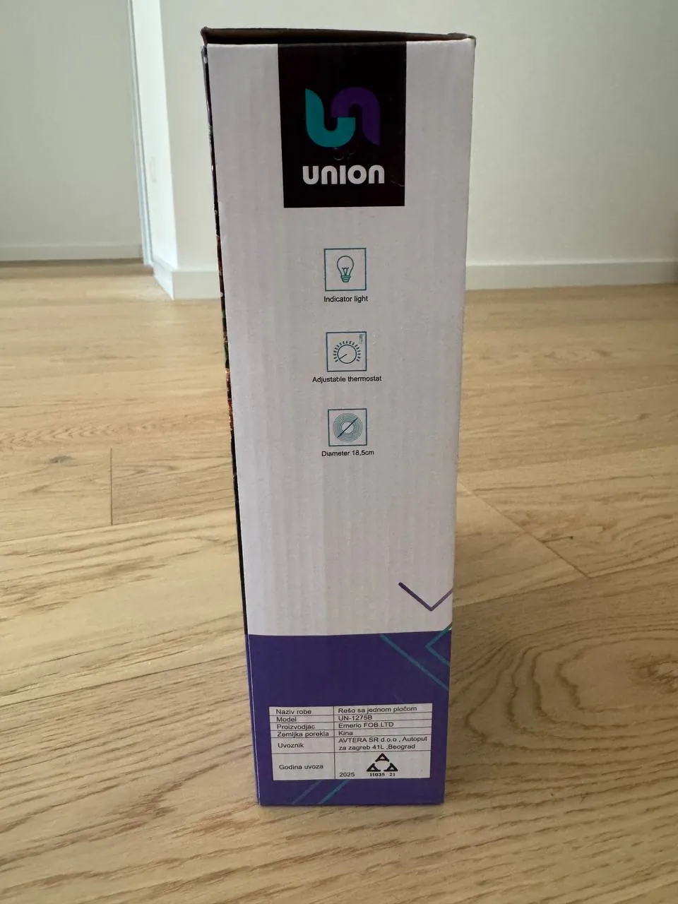 Электрическая плитка UNION UN-1275B 2