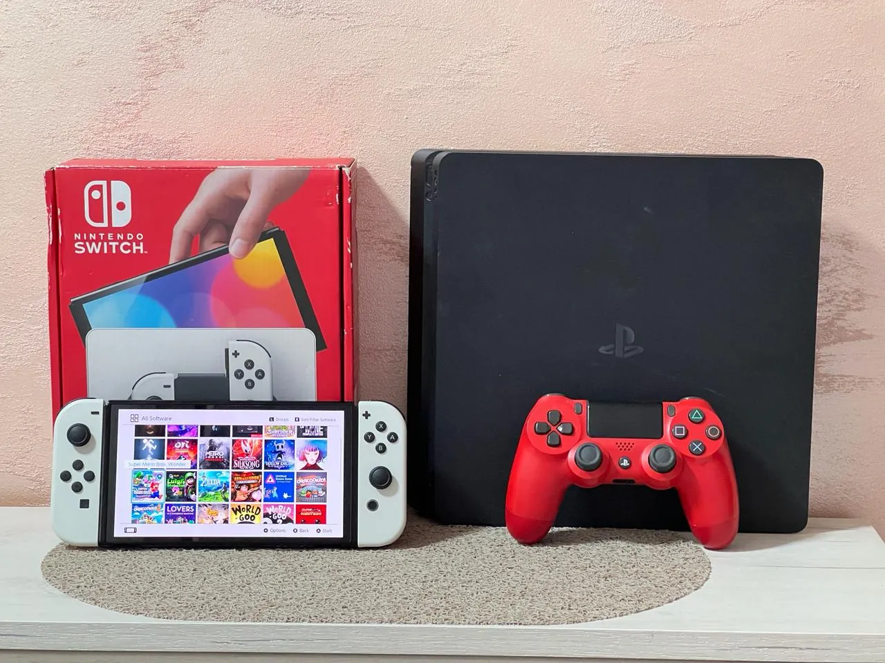 Nintendo Switch OLED и Sony PS4 Slim прошитые Белград 1