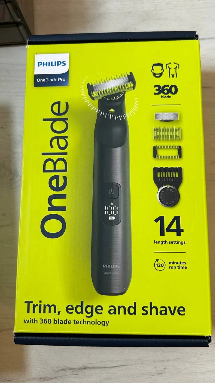 Триммер для лица Philips OneBlade Pro 360 3