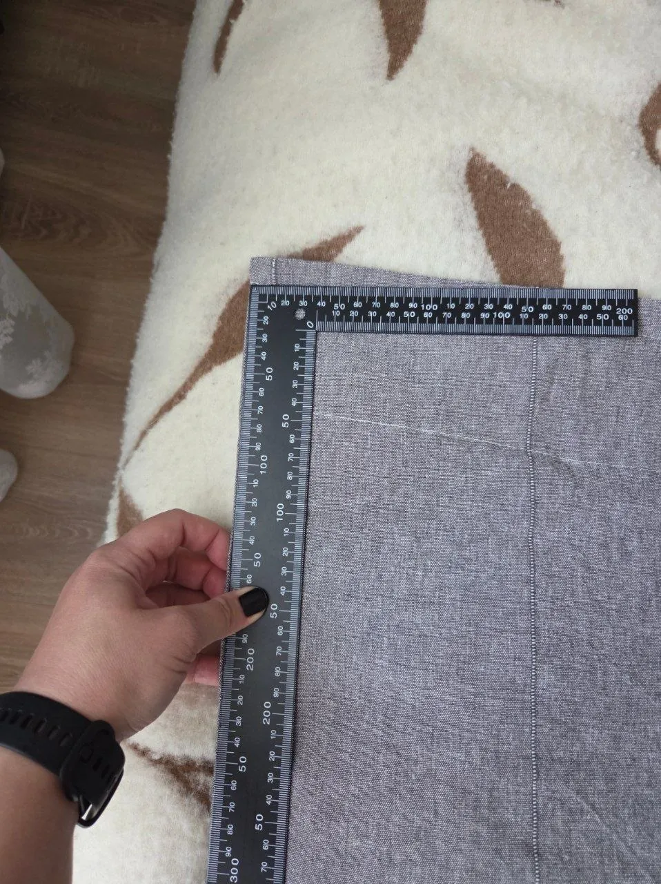 Шторы IKEA Lenda серые 140×300 см 5