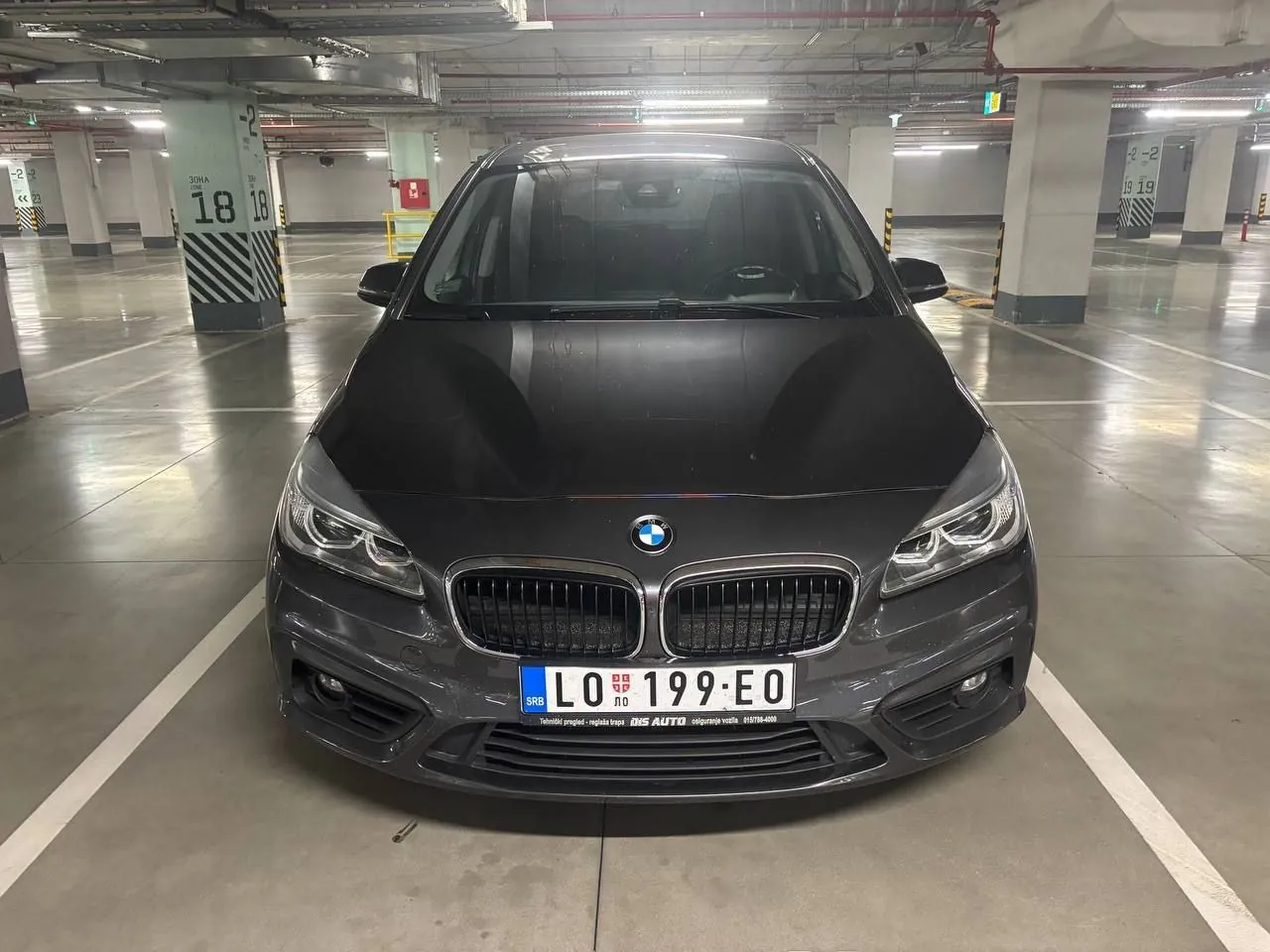 Прокат BMW 218 дизель автомат Белград 3