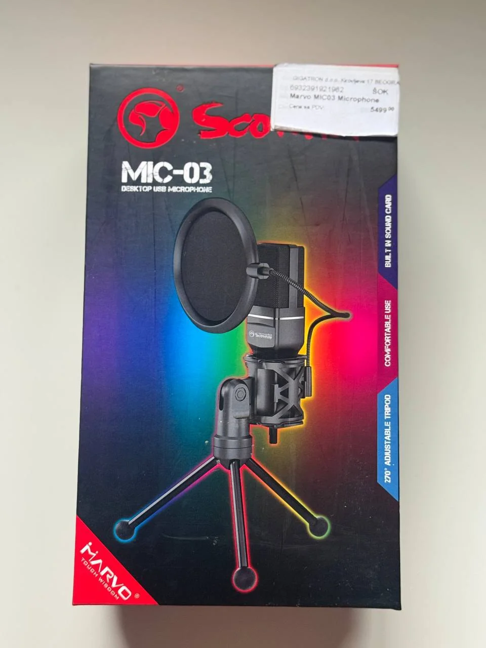 Микрофон Marvo MIC-03 USB 2