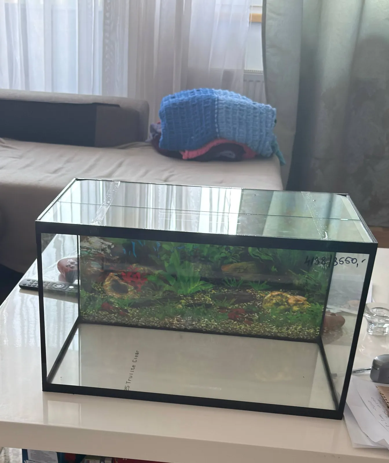 Аквариум новый с крышкой 50×30 Нови-Сад 2