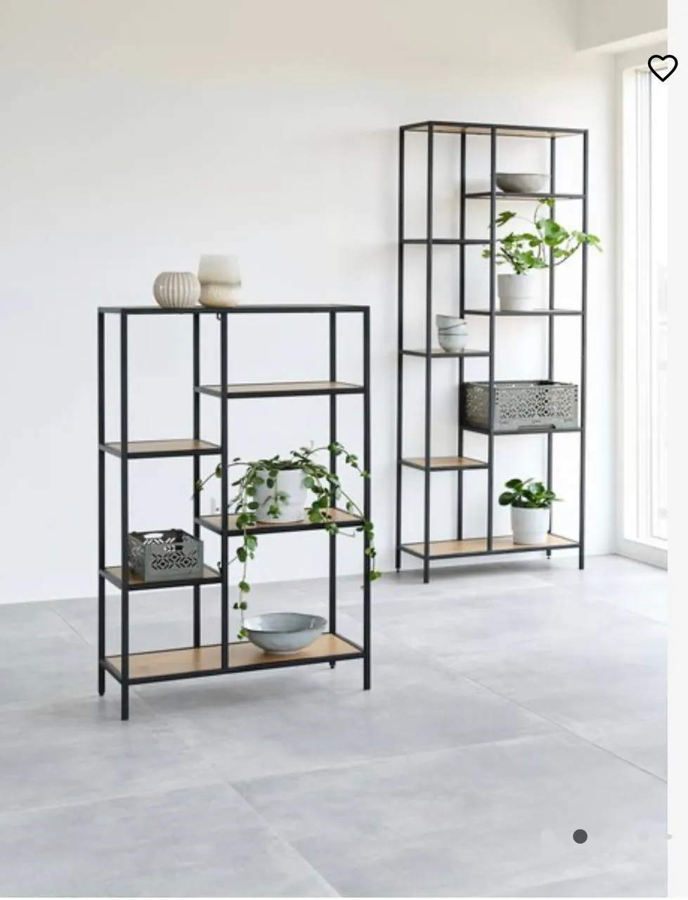 Стеллаж JYSK TRAPPEDAL 70×178 см тёплый дуб 2