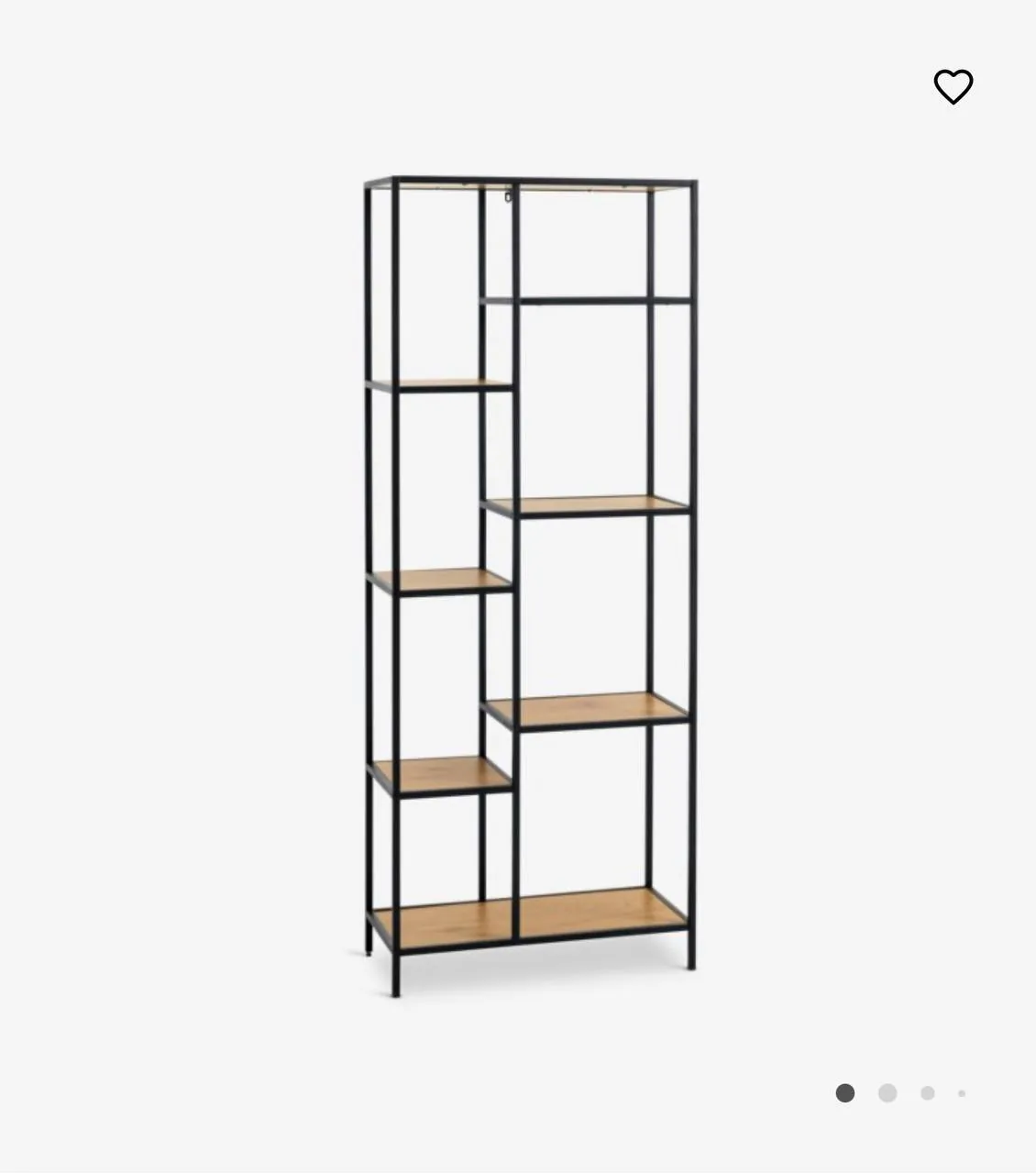Стеллаж JYSK TRAPPEDAL 70×178 см тёплый дуб 1