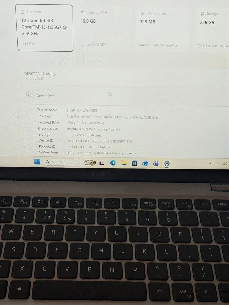 Ноутбук Dell Inspiron 5420 i5 16GB SSD Нови-Сад 2