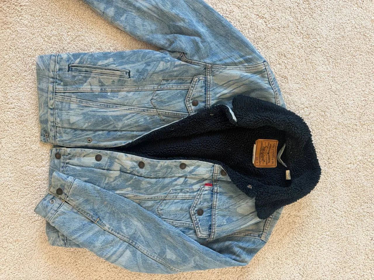 Джинсовая куртка Levi's Sherpa размер M Белград 1