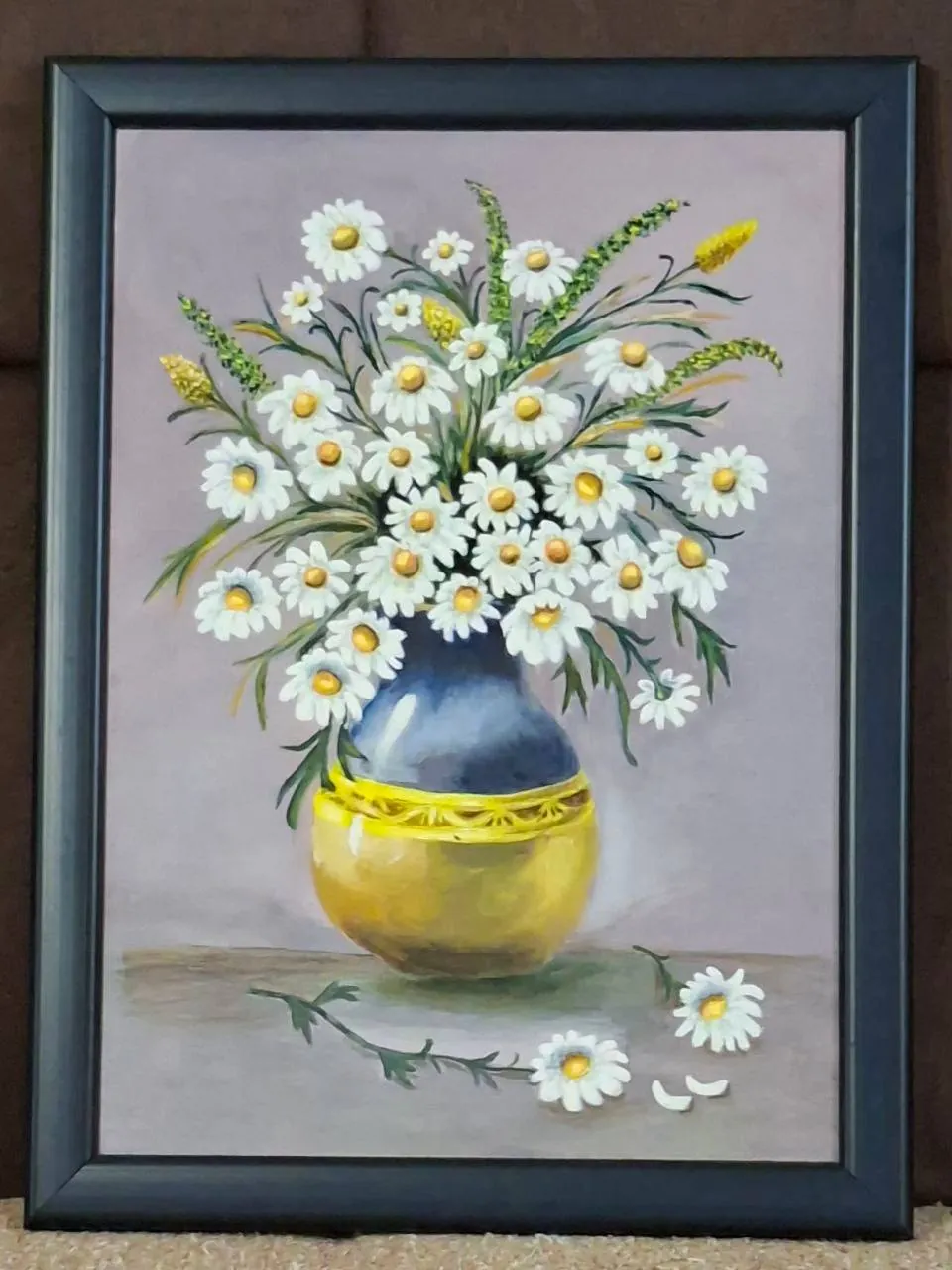 Картины маслом на холсте в деревянной рамке 35×25 1