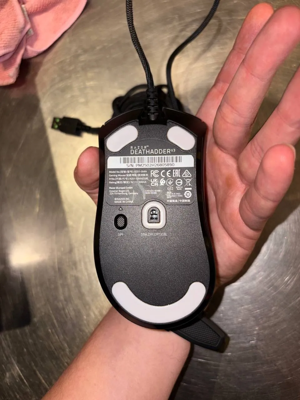 Игровая мышь Razer DeathAdder V3 Wired, Звездара 4