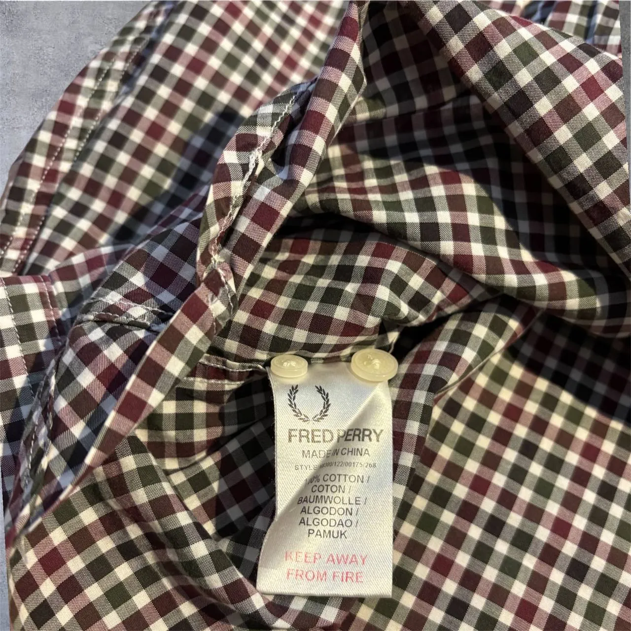 Рубашка Fred Perry мужская XL 4