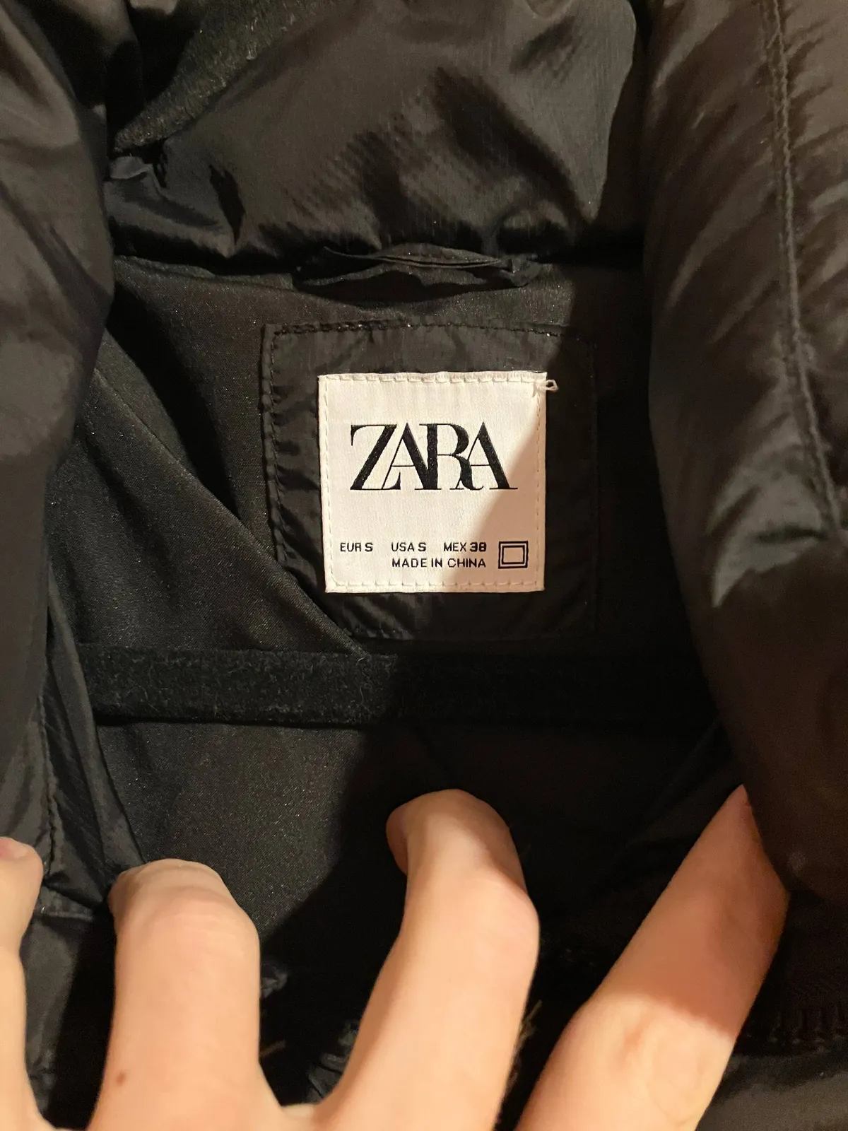 Мужской зимний пуховик Zara размер S Белград 3