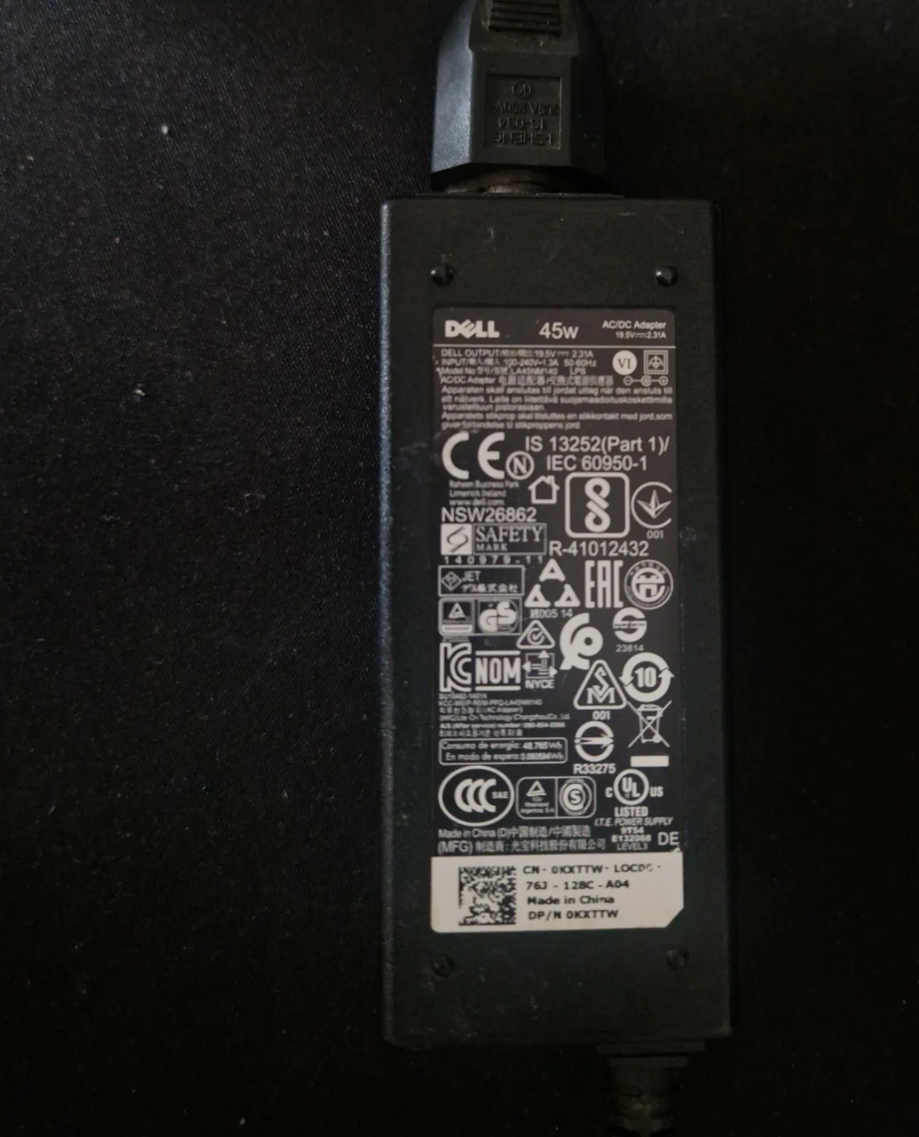 Блок питания Dell 45W для ноутбука 1