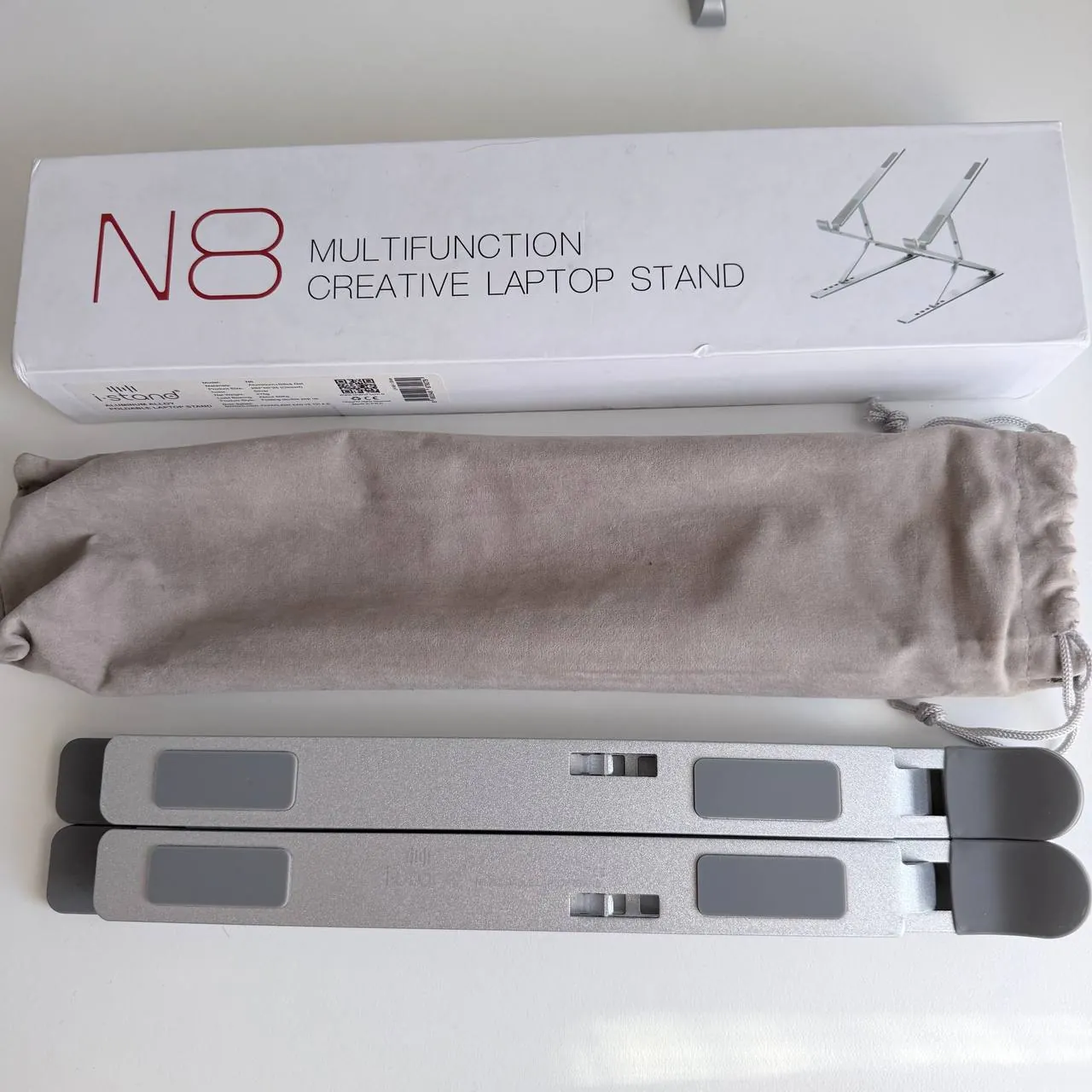 Подставка для ноутбука N8 Multifunction алюминиевая 1