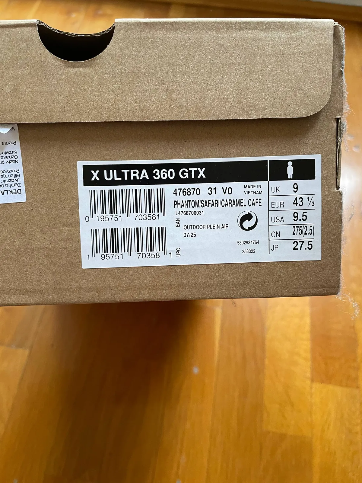 Треккинговые кроссовки Salomon X Ultra 360 Gore-Tex 5