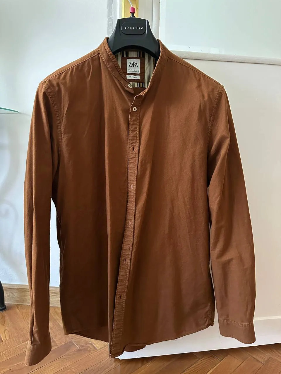 Рубашка Zara зелёная размер L Белград 6