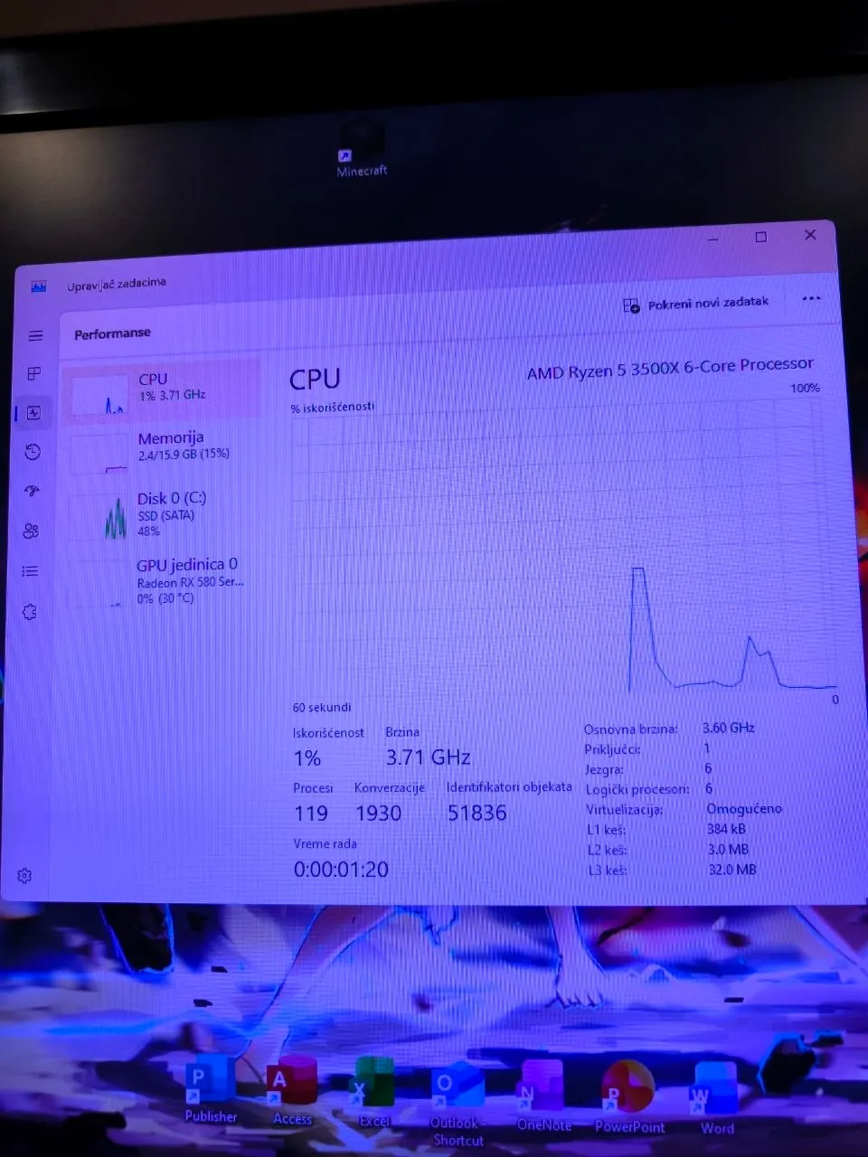 Игровой ПК Ryzen 5 3500X RX 580 8GB Нови-Сад 5