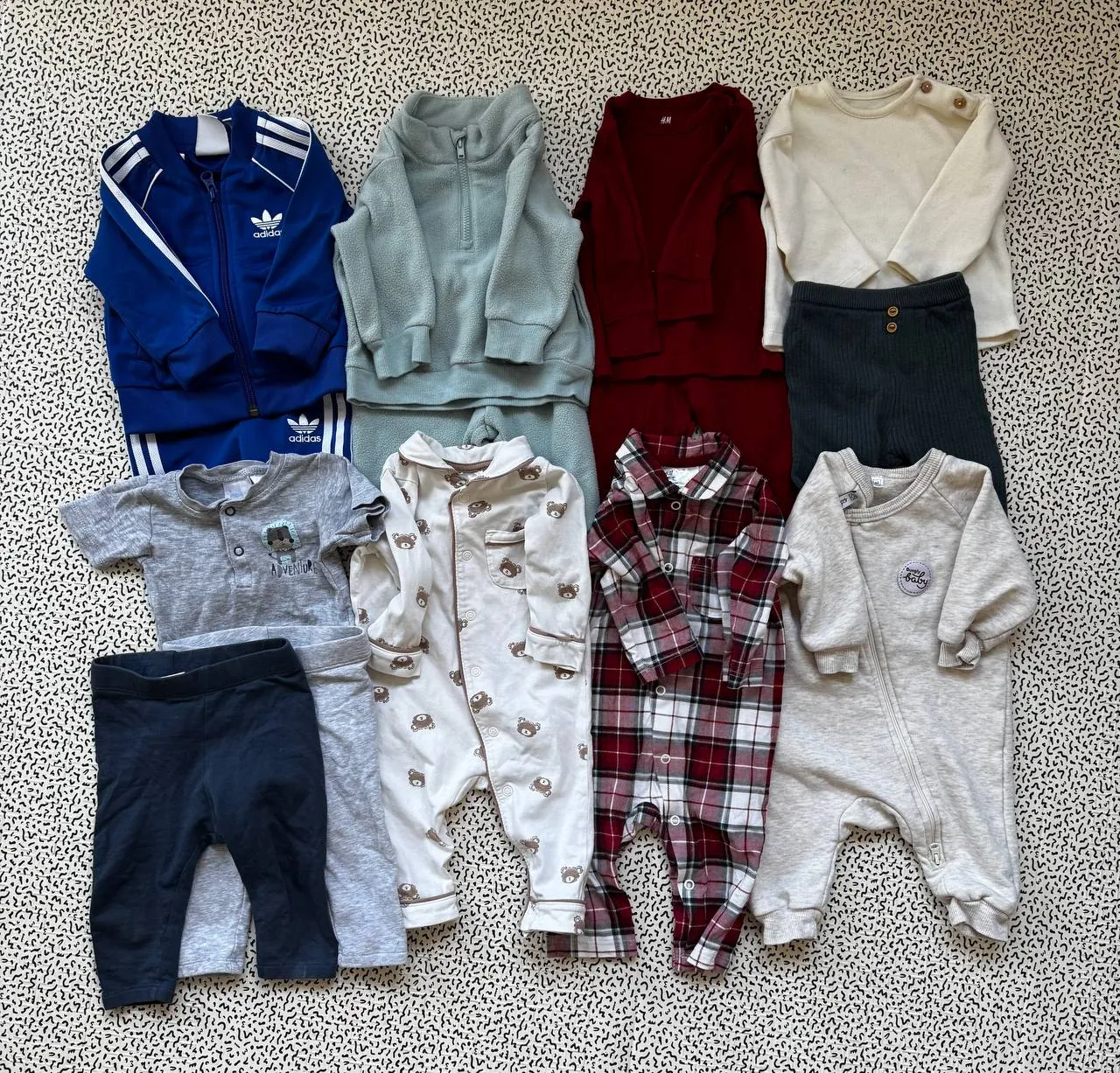 Детская одежда пакетом 62 размера Adidas H&M Zara 1