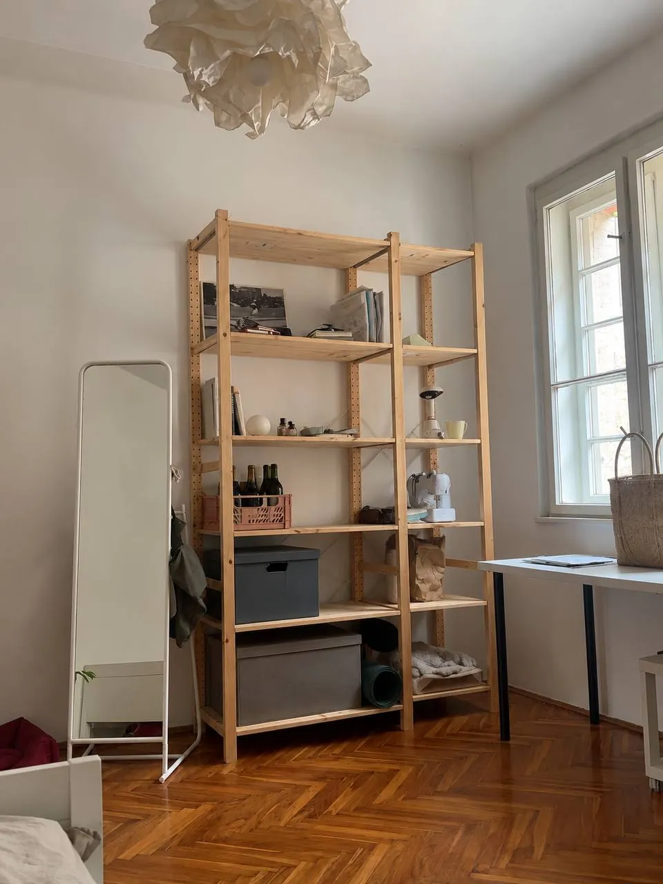Стеллаж IKEA IVAR из сосны две секции Дорчол 1