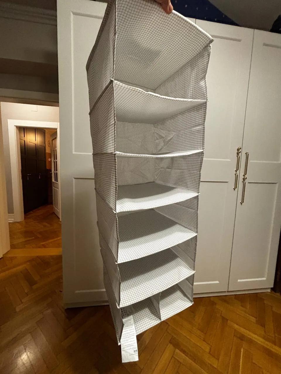Текстильные полки для шкафа IKEA 1
