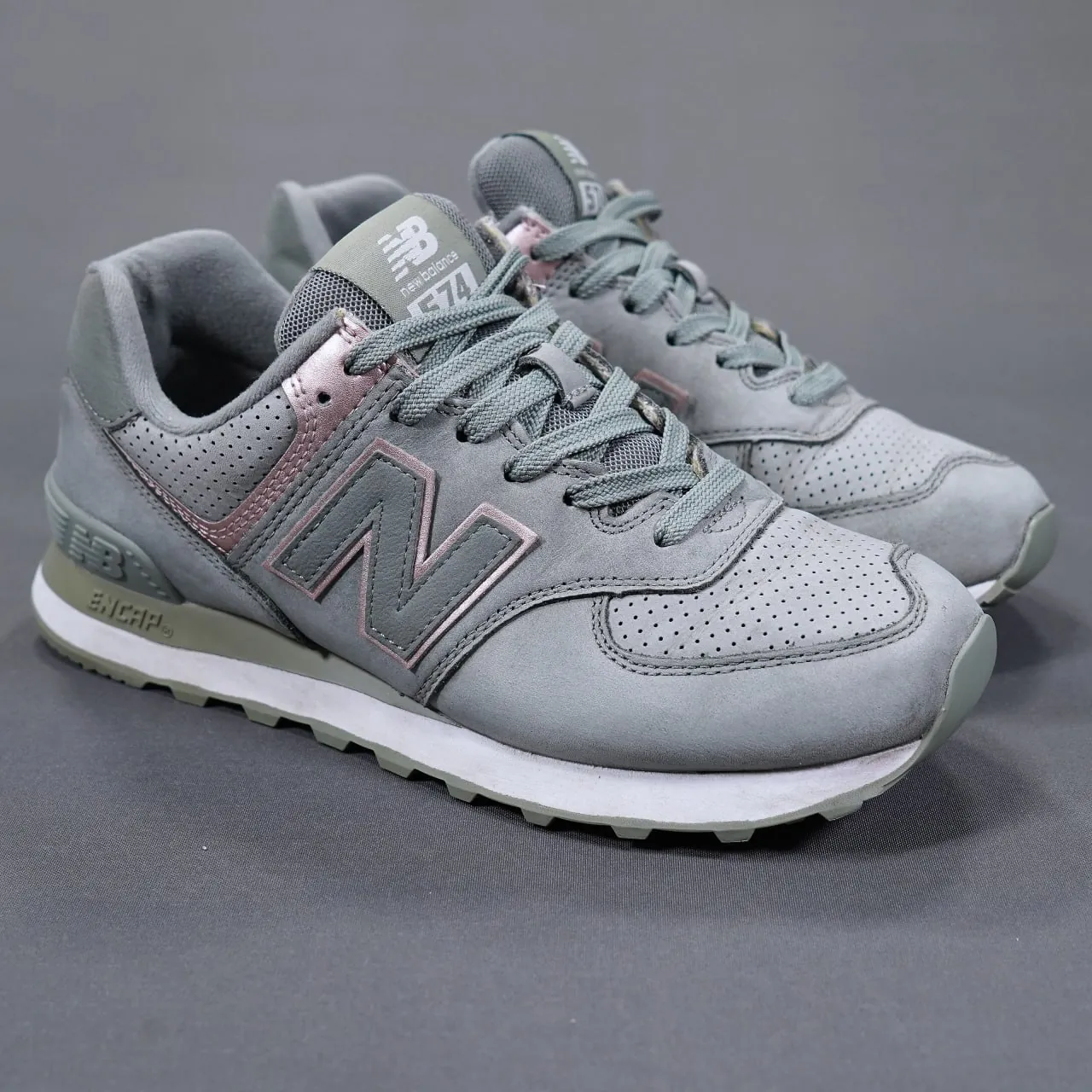 Кроссовки New Balance 574 серые размер 40 1