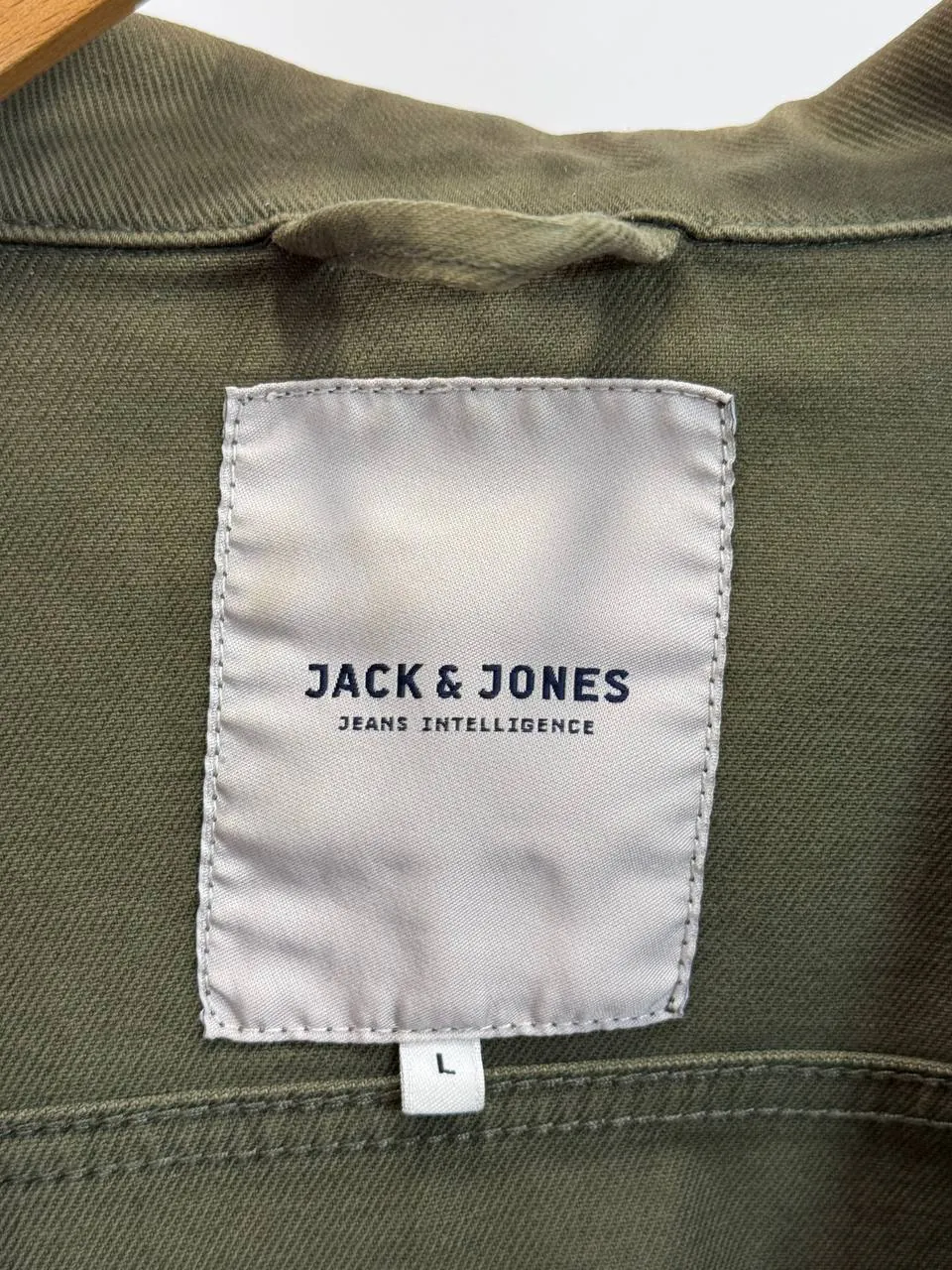 Джинсовая куртка Jack & Jones зелёная размер L 2
