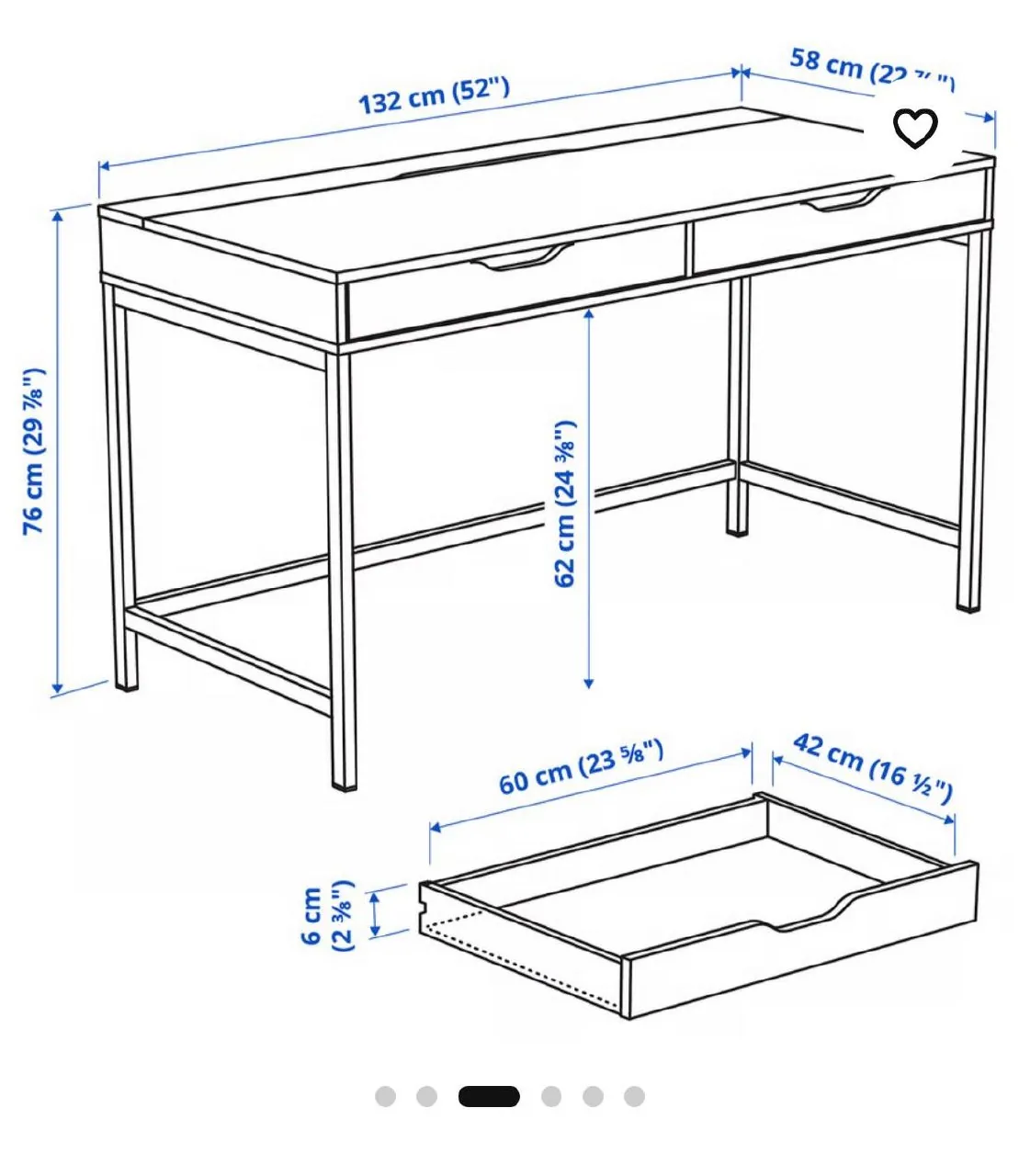 Письменный стол IKEA ALEX Белград 3