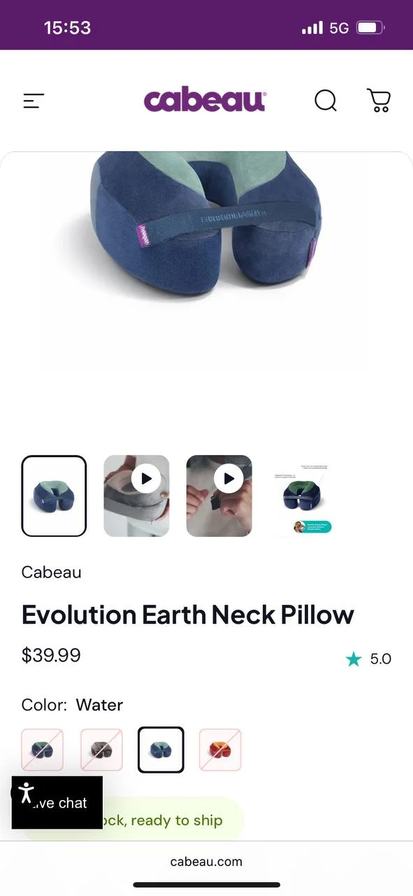 Ортопедическая подушка Cabeau 2