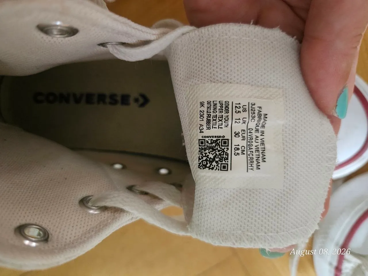 Туфельки и кеды Converse для девочки размер 29 4