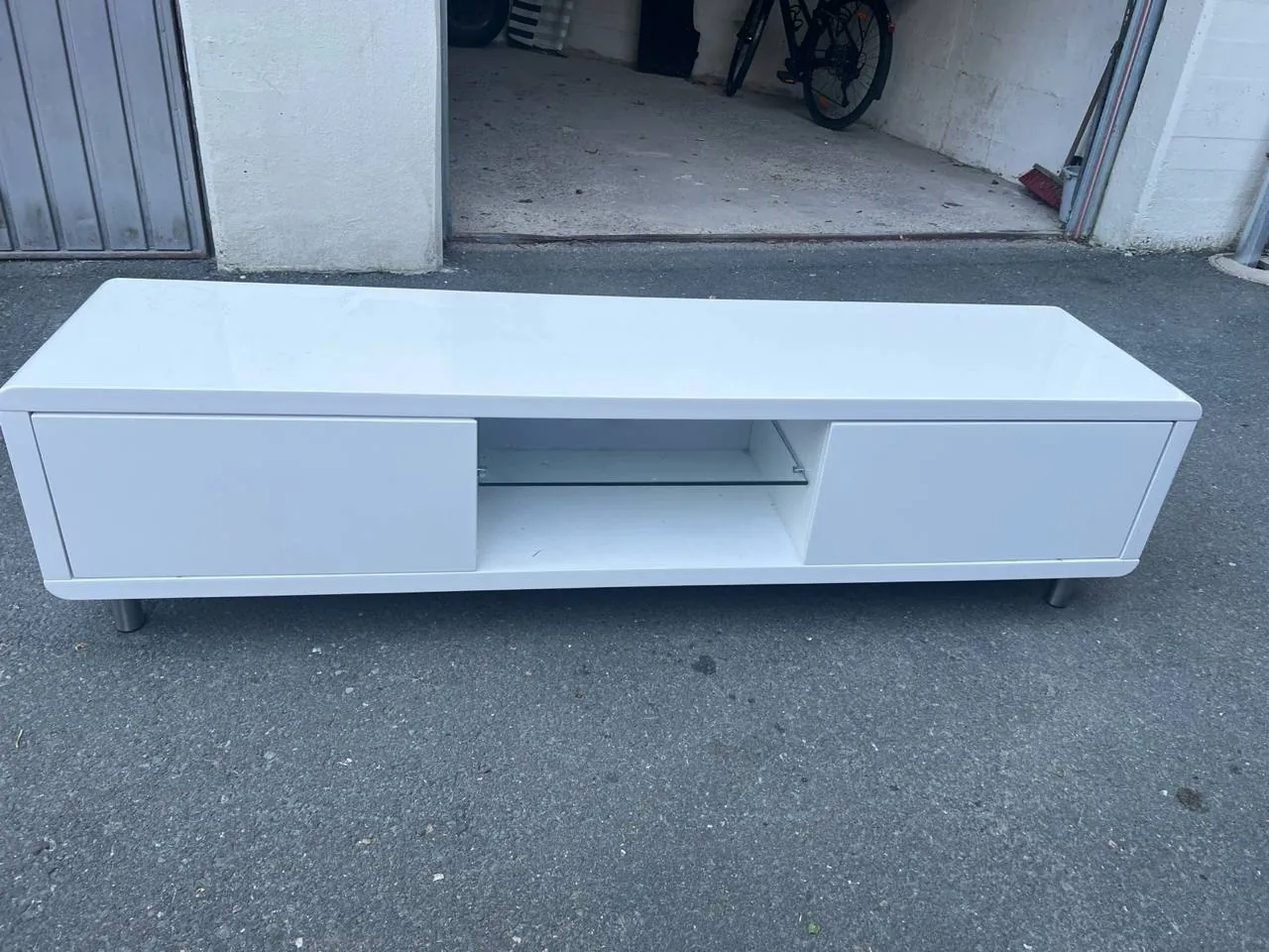 Тумба IKEA BESTÅ под телевизор белая 1
