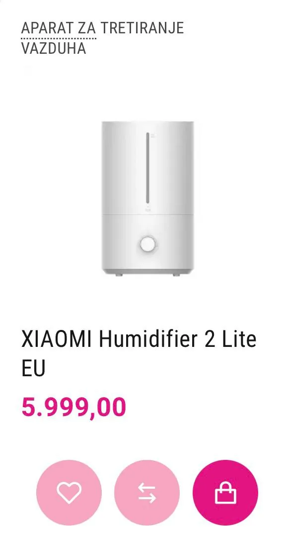 Увлажнитель воздуха Xiaomi 3