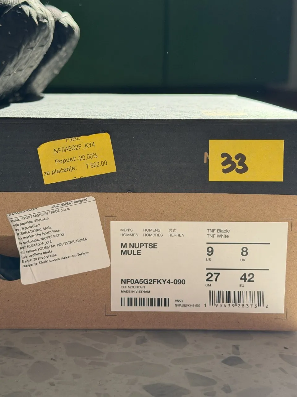 Мюли The North Face Nuptse пуховые размер EU 42 4
