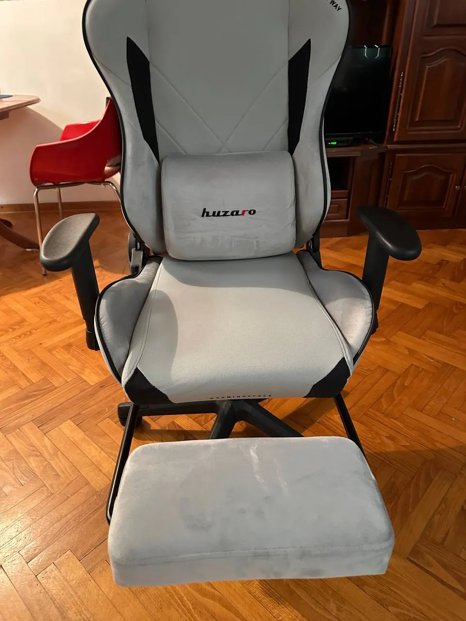Игровое кресло Huzaro светло-серое Белград 5