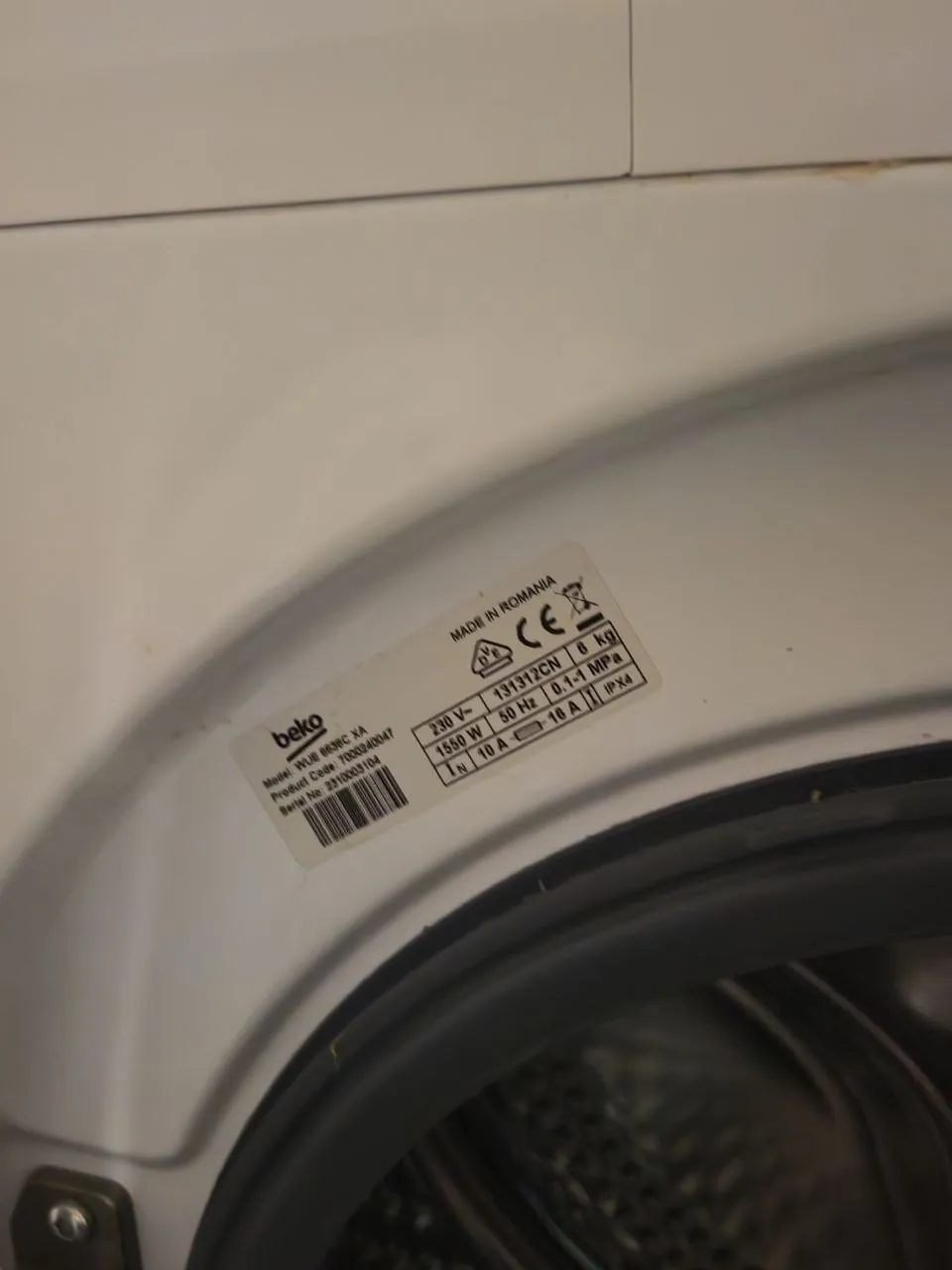 Стиральная машина Beko WUE 6636C XA 6 кг 2