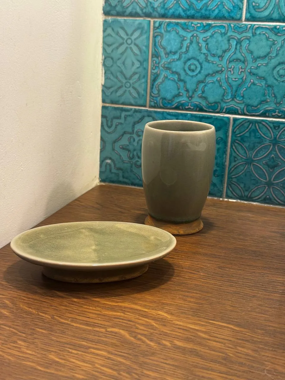 Стаканчик и мыльница Zara Home для ванной 1