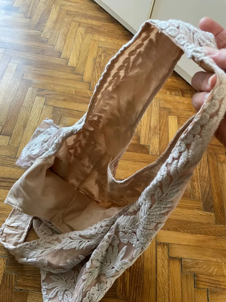 Шопер кружевной, ремень и кошелёк Подбара 2