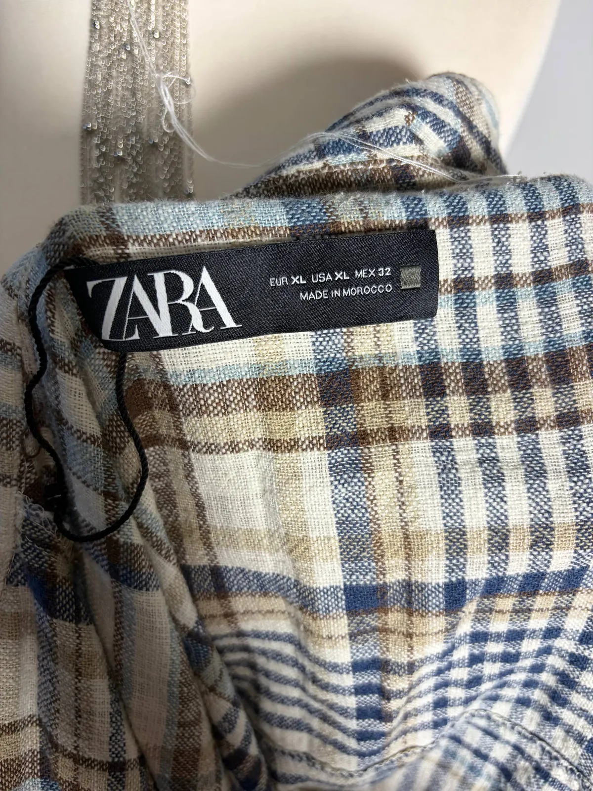 Женский костюм кроп и комплект джинсы с рубашкой Zara 6