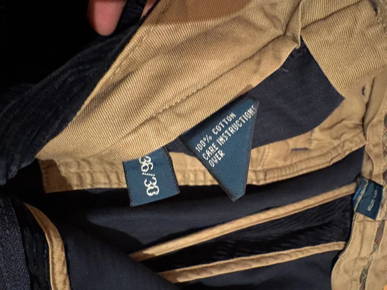 Вельветовые брюки Polo Ralph Lauren темно-синие 36/30 2