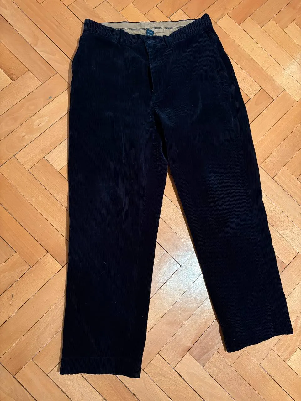 Вельветовые брюки Polo Ralph Lauren темно-синие 36/30 3