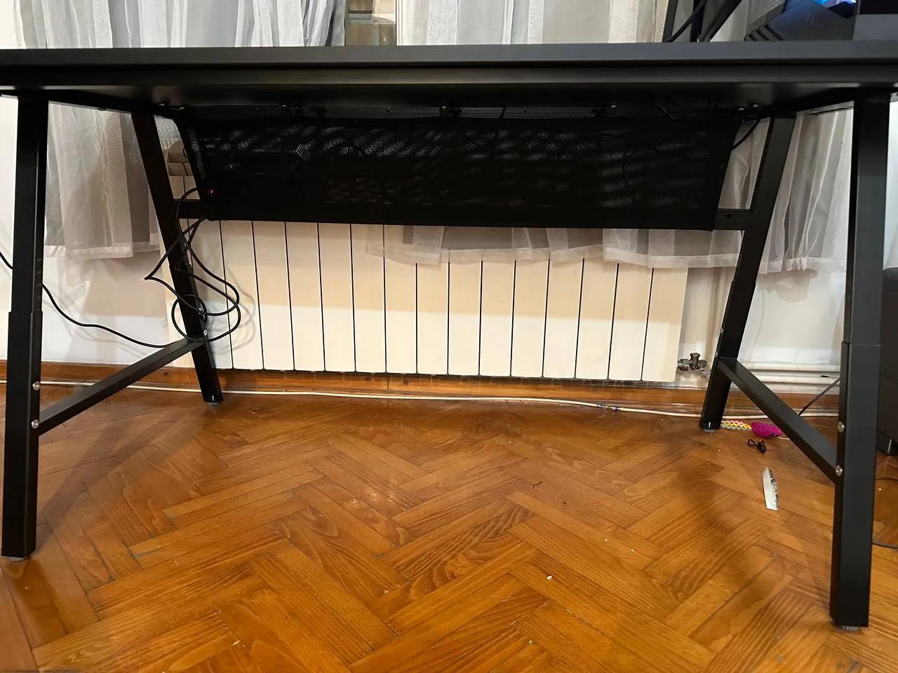 Компьютерный стол IKEA UTESPELARE чёрный 160×80 см 3